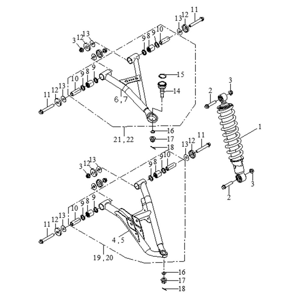 Front Shocks – The Official Apache Quad Parts Store